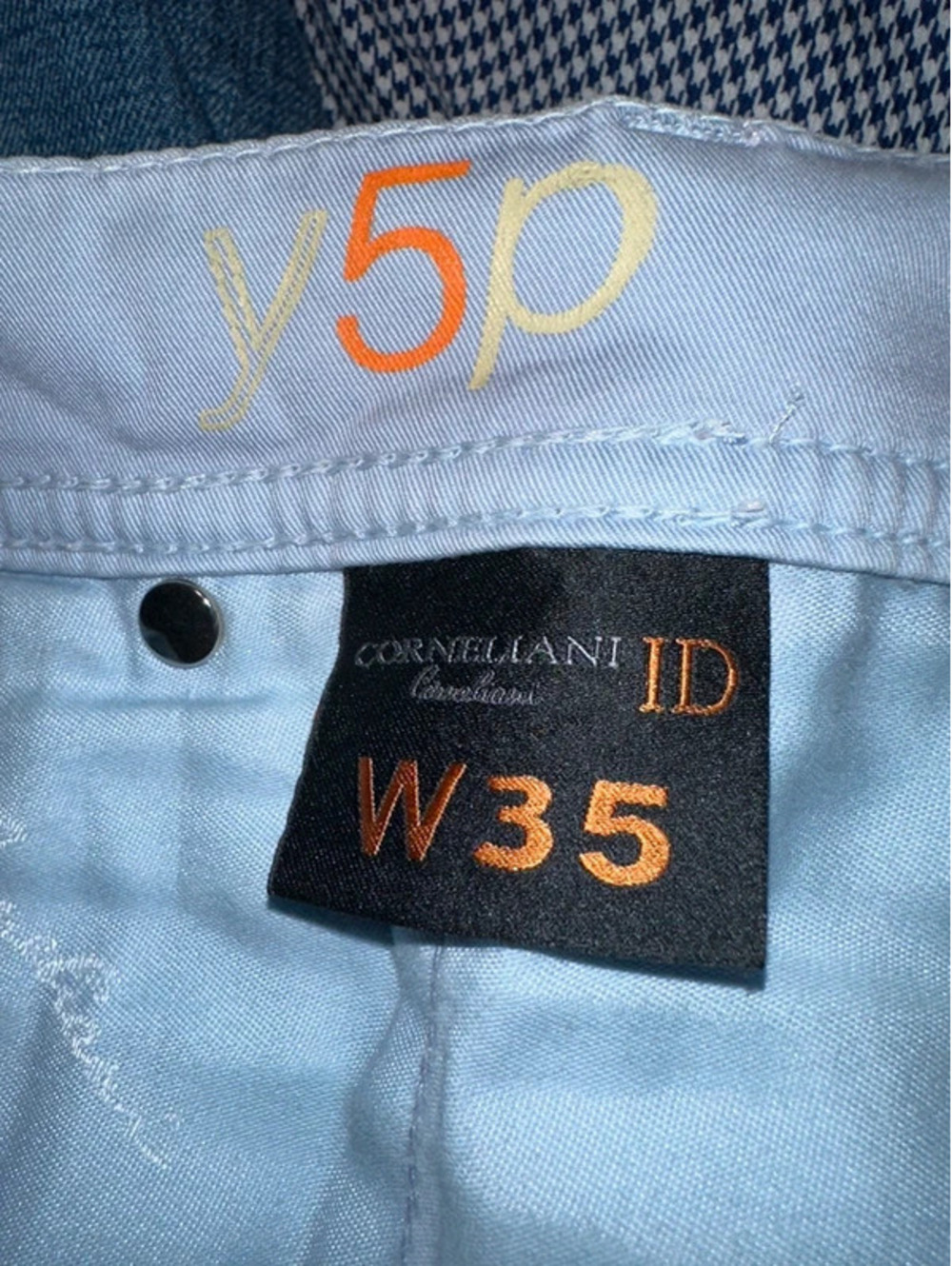 Corneliani ID Luxury Denim Trousers Italian Mens Pants 35 - Picture 12 of 16